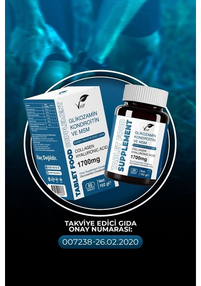 Vhp Glukozamin Kondroitin Msm Tablet 60 Adet