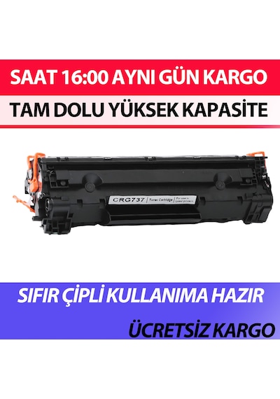 For Canon I-Sensys Mf237W Toner Uyumlu 2400 Sayfa Yüksek Kapasite