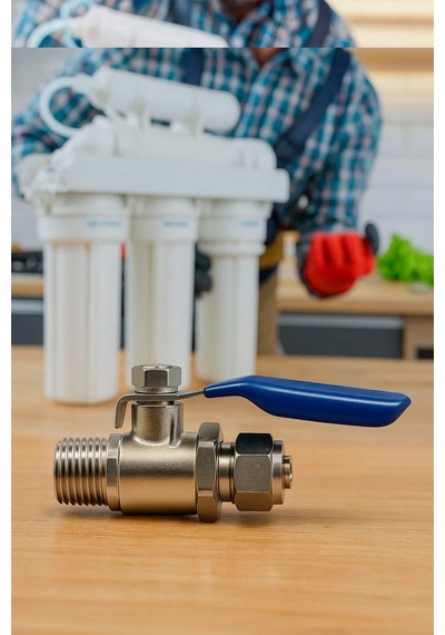 Su Arıtma Cihazı Küresel Hat Alma Vanası 1/4" Inç (483564978)