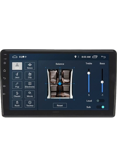 Celali Tuning Jeep Cherokee 2004-2005 Android 12 Carplay Navigasyon Multimedya - 2gb Ram 16gb Hdd