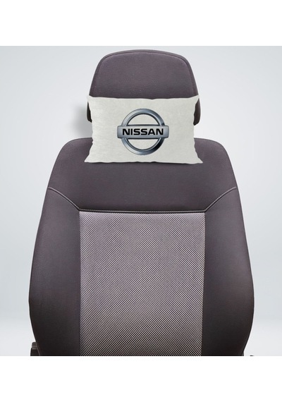 Bk Gift Nissan Tasarımlı Dikdörtgen Araç Koltuk Yastığı-1
