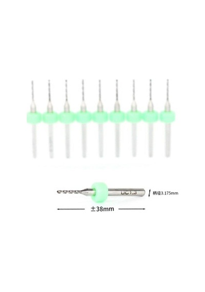 Mikro Karbür Pcb Matkap Ucu Metal Cnc Sondaj 10Lu Set 2.05Mm