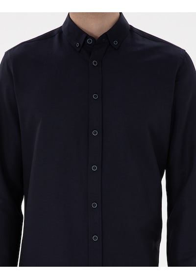 Pierre Cardin Erkek Lacivert Gömlek Desenli 50304764-vr033 Lacivert