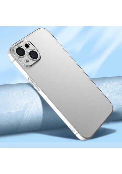 Apple Uyumlu iPhone 13 Kılıf Lüx Şeffaf Kamera Lens Korumalı Silikon Kılıf