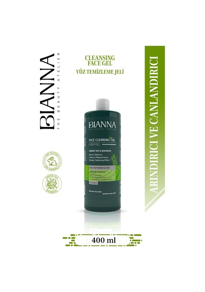 Yeşil Çay Ve Bambu Özlü Yüz Temizleme Jeli 400 Ml C Vitaminli Yüztemiz