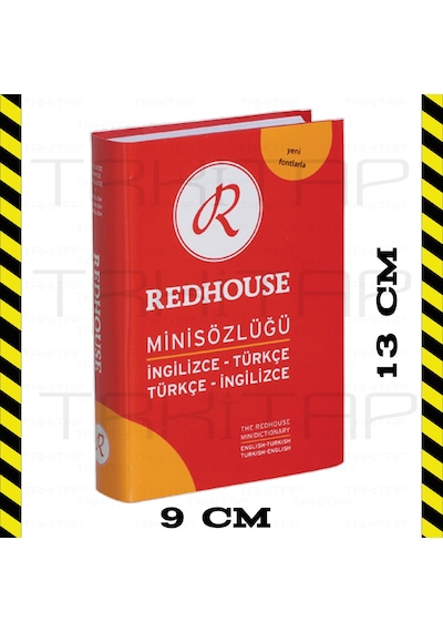 İngilizce Türkçe Sözlük Redhouse El Sözlüğü Cep Büyük Boy Rs-006