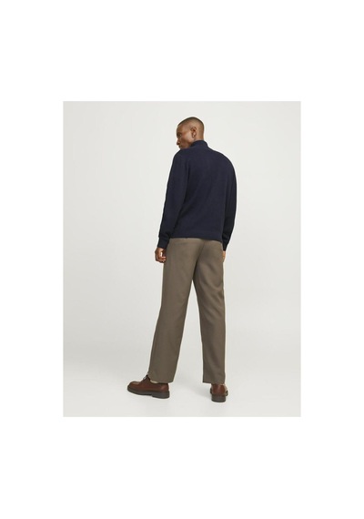 Jack & Jones Jprblamılano Yarım Fermuarlı Örme Kazak 12259664 Lacivert