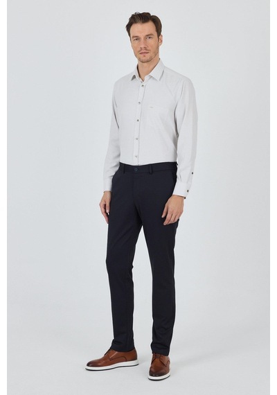 İmza Koyu Lacivert Esnek Yandan Cepli Casual Slim Fit Jogger Pantolon 1003250157 Koyu Lacivert