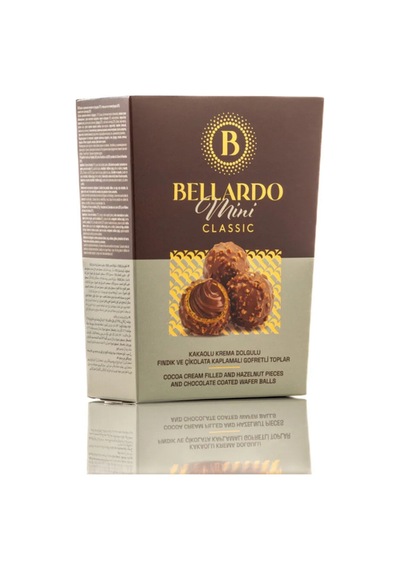 Mini Classic Kakaolu Krema Dolgulu Fındık Ve Çikolata Kaplamalı Toplar 120 Gr - 813116007