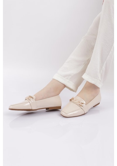 Dgn Pm255-k1119-1-22y Kadın Burgu Aksesuarlı Loafer Ayakkabı PM255-K1119-1-1211-R10430 Ten Rengi Dgn Pm255-k1119-1-22y Kadın Burgu Aksesuarlı Loafer Ayakkabı PM255-K1119-1-1211-R10430 Ten Rengi