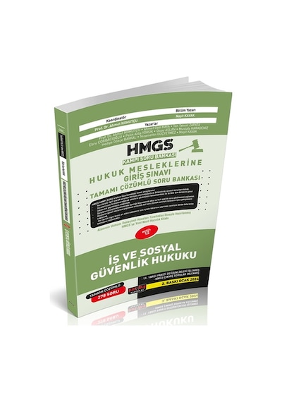 Hmgs Kampı İş Ve Sosyal Güvenlik Hukuku Soru Bankası Savaş Yayınları 2026