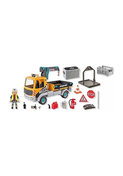 Playmobil Construction Truck With Crane 71750