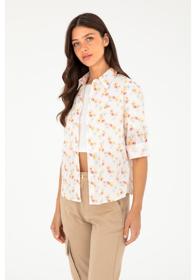U.s. Polo Assn. Kadın Kiremit Gömlek Desenli 50280965-vr031 Kiremit U.s. Polo Assn. Kadın Kiremit Gömlek Desenli 50280965-vr031 Kiremit