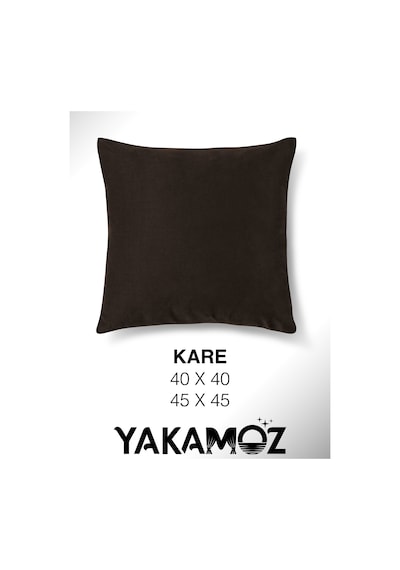 Br Yakamoz Çikolata Kahvesi Renk Kırlent , Yastık Kılıfı Kadife Görünümlü Velvet Touch Serisi Çikolata Kahvesi