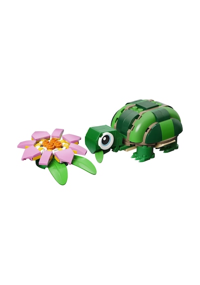 LEGO® Creator 3’ü 1 Arada Kaplumbağa ile Nilüfer Çiçeği 31377-7 Yaş ve Üzeri Çocuklar için Yaratıcı Oyuncak Yapım Seti (124 Parça)