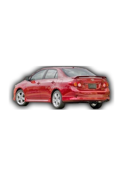 Toyota Corolla 2007-2011 Uyumlu Yedek Parça Işıklı Spoiler Boyalı