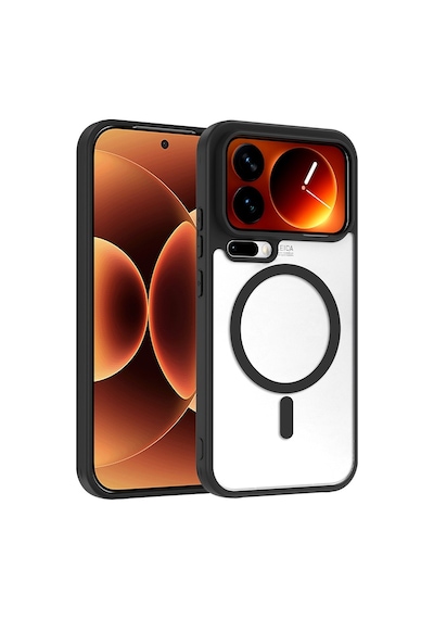 Xiaomi 17 Pro Max Kılıf Magsafe Kamera Korumalı Mat Parmak İzi Tutmayan Pazarplus Siyah