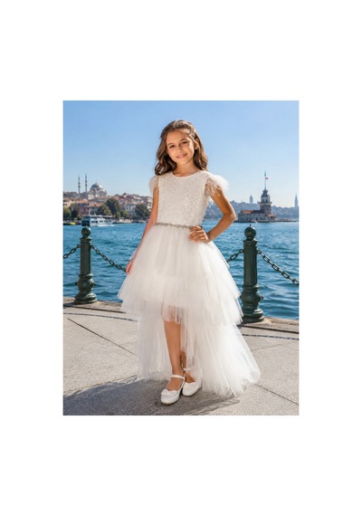 Lindissima Çıkarılabilir Kuyruklu Kız Çocuk Abiye, Nikah & Düğün , Mezuniyet, Doğum Günü Elbisesi Çok Renkli Lindissima Çıkarılabilir Kuyruklu Kız Çocuk Abiye, Nikah & Düğün , Mezuniyet, Doğum Günü Elbisesi Çok Renkli