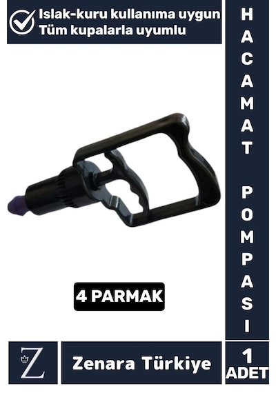 Ergonomik Yüksek Kalite Tüm Kupalarla Uyumlu Islak Kuru Kullanım Kupa Çekme 4 Parmak Hacamat Pompası
