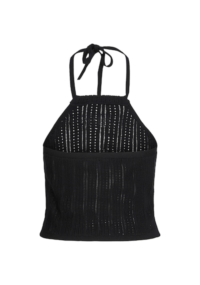Jack & Jones Kadın Boyundan Baglamali Bluz - Zoella - 12275501 Black