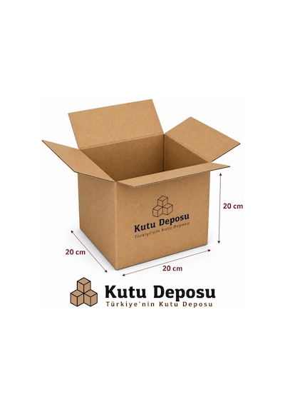 20x20x20 Cm E-ticaret Ve Kargo Kolisi 10 Adet
