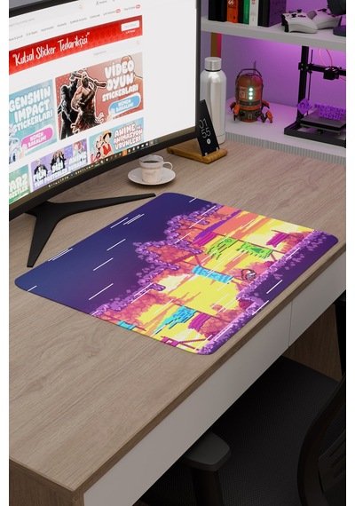 Celeste Kaymaz Dikişli Kauçuk Oyuncu Mousepad V5 - 48x40 Xl Gaming Mouse Pad Fare Altlığı