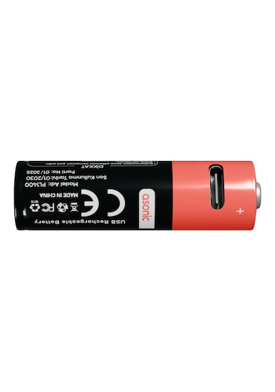 Asonıc Pl1400, Aa, Şarjlı Pil, 1.5volt, 1400mah/2600mwh, Type-c İle Kolay Şarj, 2 Li Paket Usb To Type-c Kablo Hediye