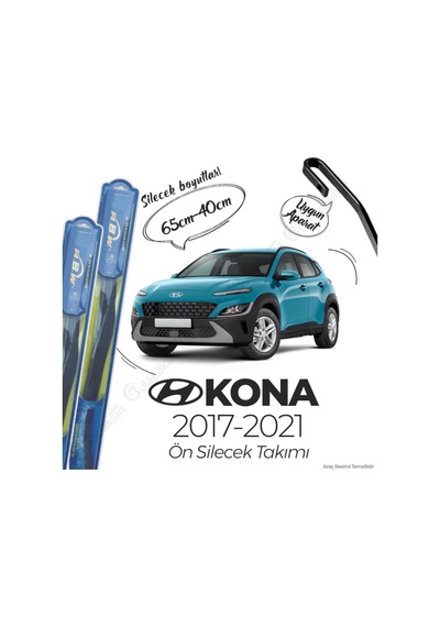 Hyundai Kona Ön Silecek Takımı 2017-2021 Rbw Hibrit