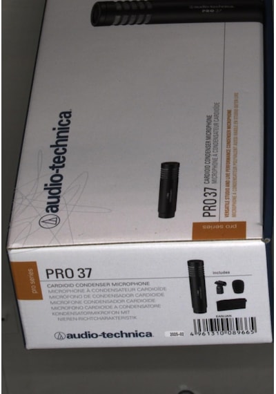 Audio-technica Pro37 Küçük Diyafram Kardioid Enstrüman Mikrofonu,