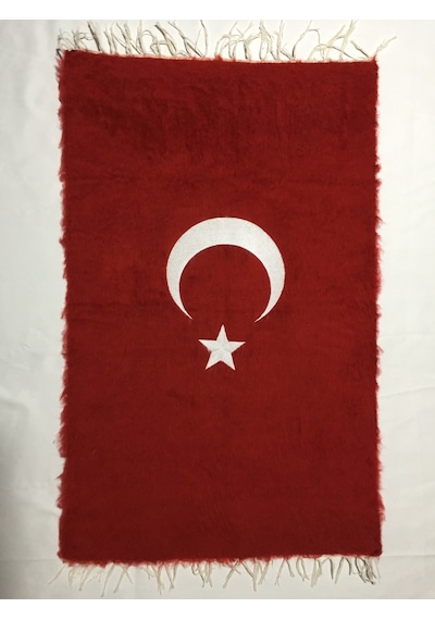 El Dokuma Türk Bayrağı 65X90Cm