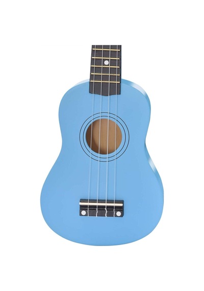 Soprano Açık Mavi Ukulele 54cm Kılıf Ve Pena