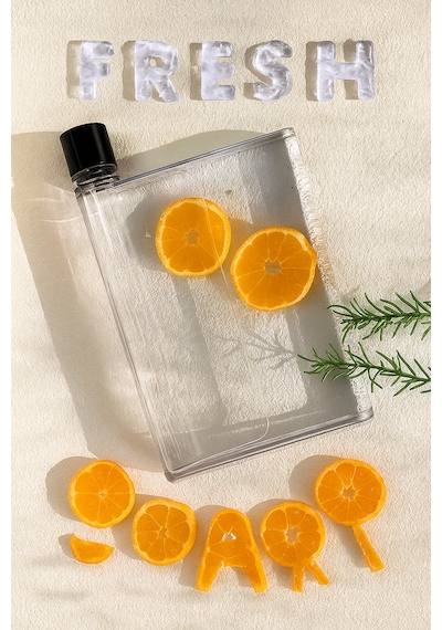 Motivasyonel Su Matarası Notebook Sporcu Suluk Su Şişesi 420 Ml