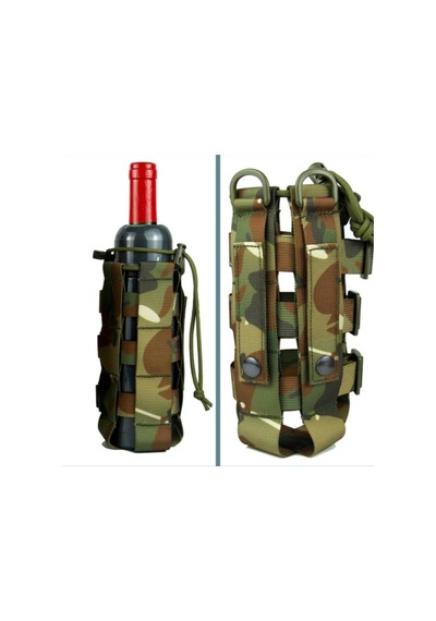 Omeniv Kamuflaj Şarap Bira Viski Şişe Termos Kılıfı Outdoor Kamp Çok Renkli