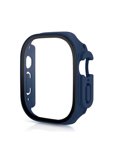 Ultra 49mm İle Uyumlu Sert Pc Kasa Ve Ekran Koruyucu 19 Lacivert