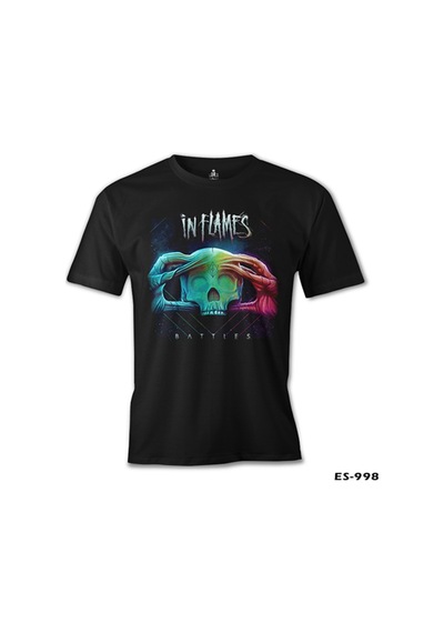 In Flames - Battles Siyah Erkek Tshirt