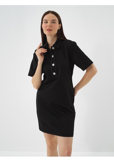 Xint Siyah Regular Fit Elbise 288064