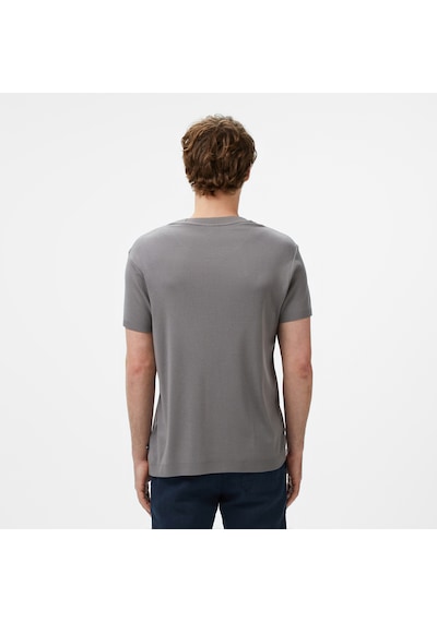 Nautica Erkek Gri Regular Fit T-shirt Düz V55239t Gri