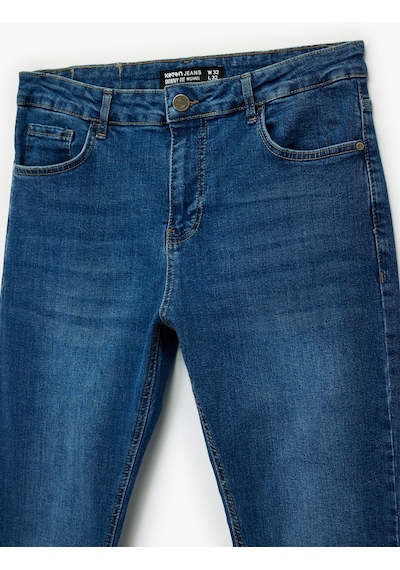Koton Normal Bel Pamuklu Skinny Fit Jean Pantolon - Michael Jean Koyu İndigo 6wam40049nd İndigo Koton Normal Bel Pamuklu Skinny Fit Jean Pantolon - Michael Jean Koyu İndigo 6wam40049nd İndigo
