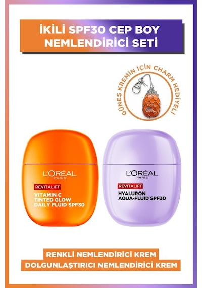 Summer Essentials İkilisi: C Vitamini İçeren Renkli&hyaluronik Asit İçeren Nemlendirici Yüz Kremi pktsummeressential-11337