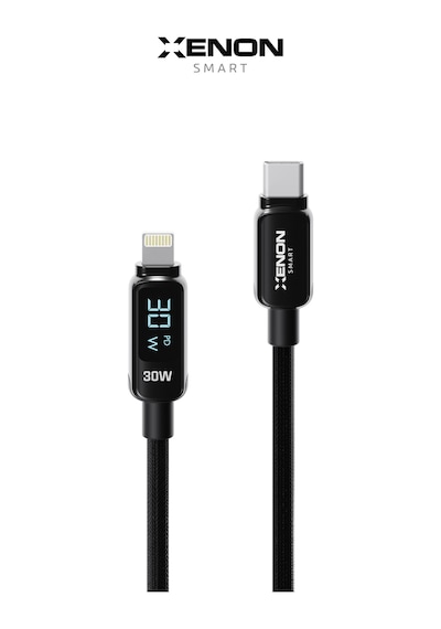 Type-c To Lightning Apple Uyumlu iPhone Şarj Kablosu 30w Pd Hızlı Şarj, 1.2m, Led, Örgü, 480mbps X6426