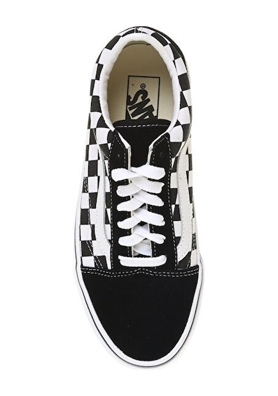 Ua Old Skool Platform Uniseks Siyah Spor Ayakkabı - Vn0a3b3u Sıyah - Beyaz