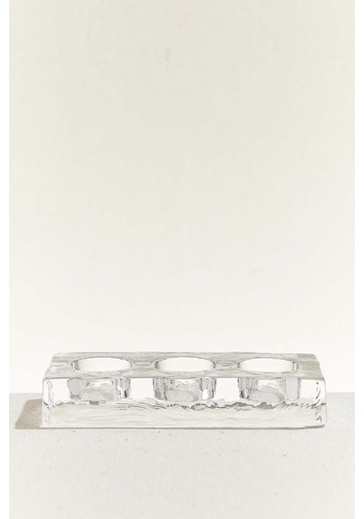 Pasabahce Blok Tealight Mumluk - 1 Adet Şeffaf