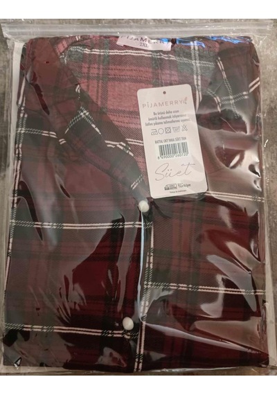 Pijamerry Kadın Büyük Beden Gömlek Yaka Süet Uzun Kol Pijama Takımı 5270- 1 Adet 001 Pijamerry Kadın Büyük Beden Gömlek Yaka Süet Uzun Kol Pijama Takımı 5270- 1 Adet 001