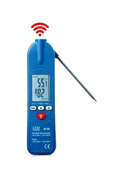 Cem Ir98 Lazerli Ve Problu  Termometre