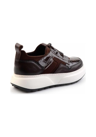Bambi Kahve Kahve Leather Erkek Sneaker E01194010203 Kahve