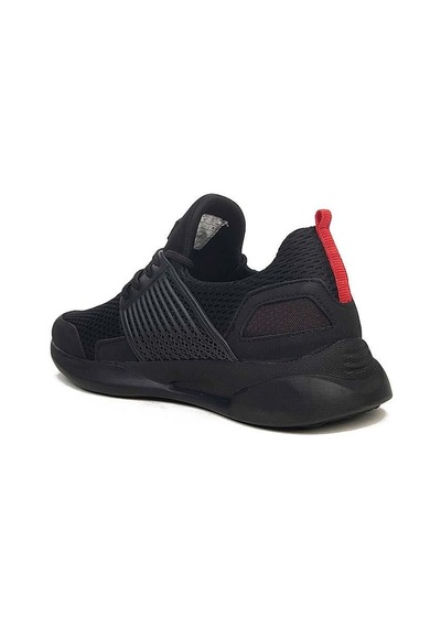 Nesilshoes Nesil Shoes G-class 330 Siyah Kırmızı Triko Erkek Spor