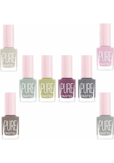 Pastel Oje Yeni Pure Set 8'li 617-618-619-620-621-622-623-624- Areon Araç Ve Oda Kokusu