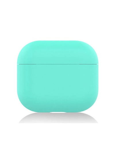 Wozlo Apple Uyumlu AirPods 3 Koruyucu Kılıf - 3. Nesil Silikon Kulaklık Koruma Kılıfı - Mint