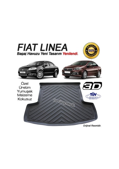 Fiat Linea Bagaj Havuzu Paspası A+Kalın Malzeme