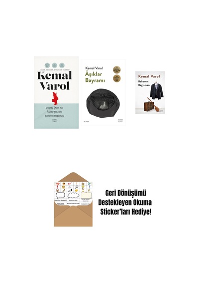 Aşklar, Hevesler, Ayrılıklar Üçlemesi Ciltli + Âşıklar Bayramı + Babamın Bağlaması + Okuma Sticker'ları
